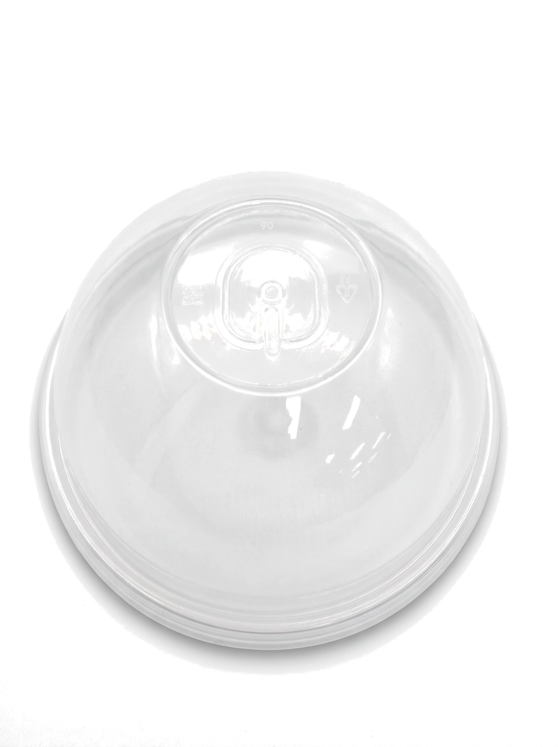 90mm PP dome lid (clear)