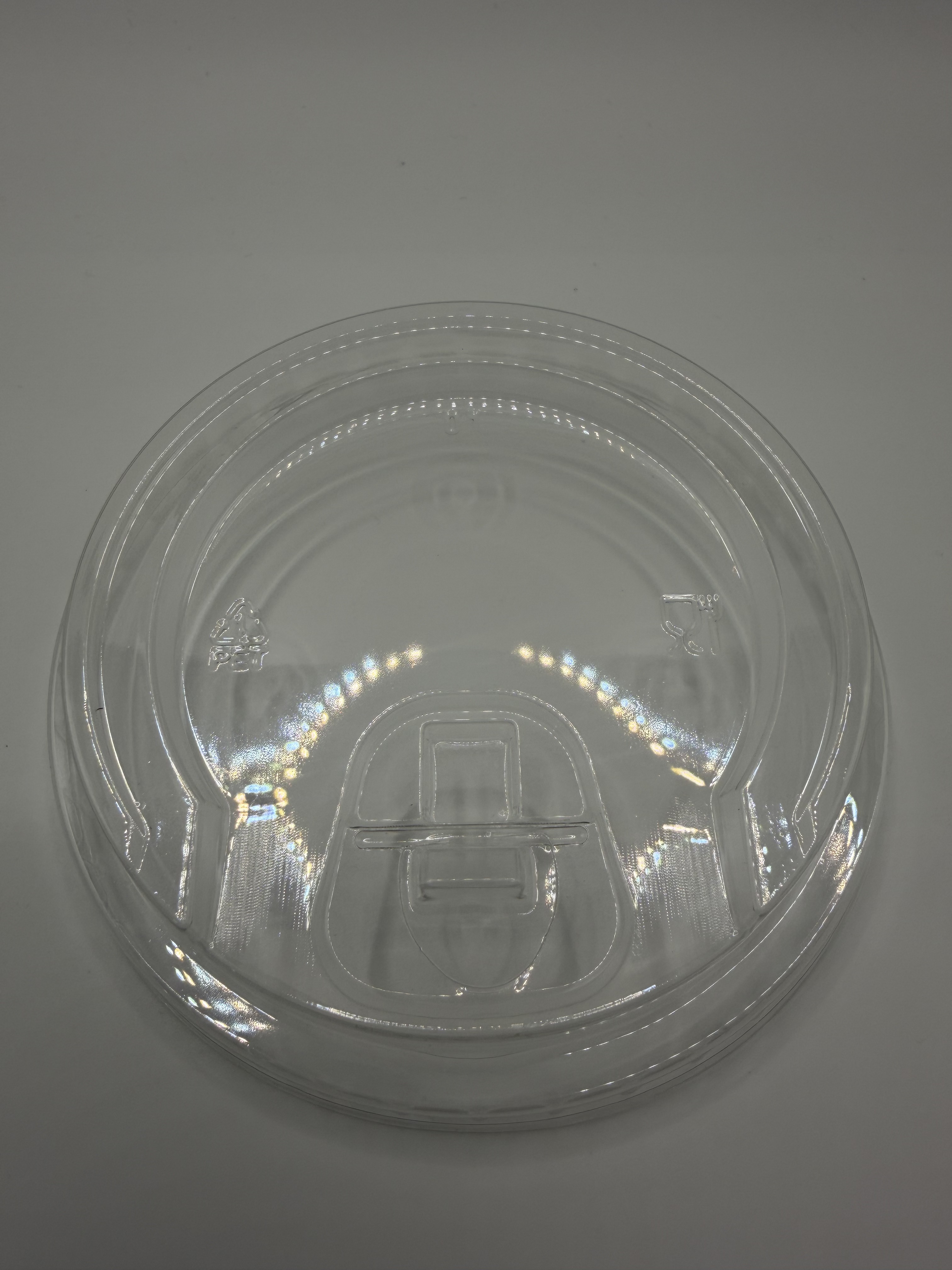 90mm PP Double Hole Lid (Black)
