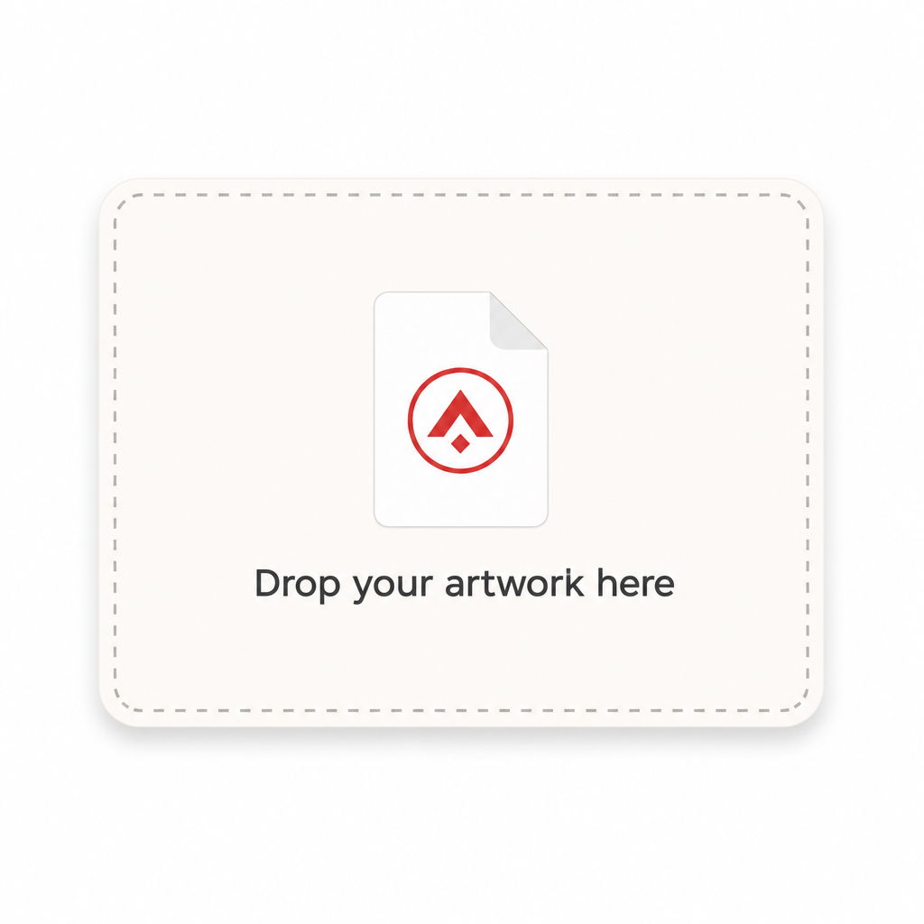 Upload artwork
