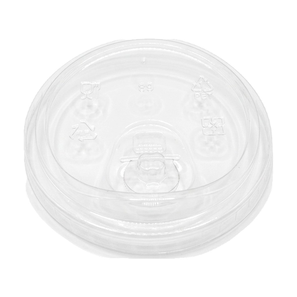 89mm PET straight lid