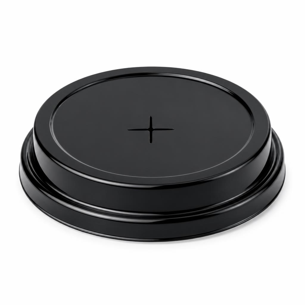 90mm PP mold lid (black)
