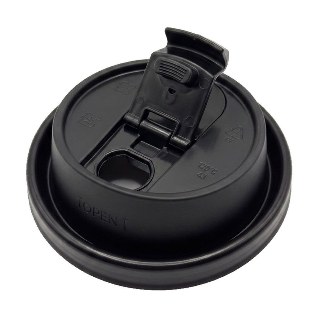 90mm PP multi-function lid (black)